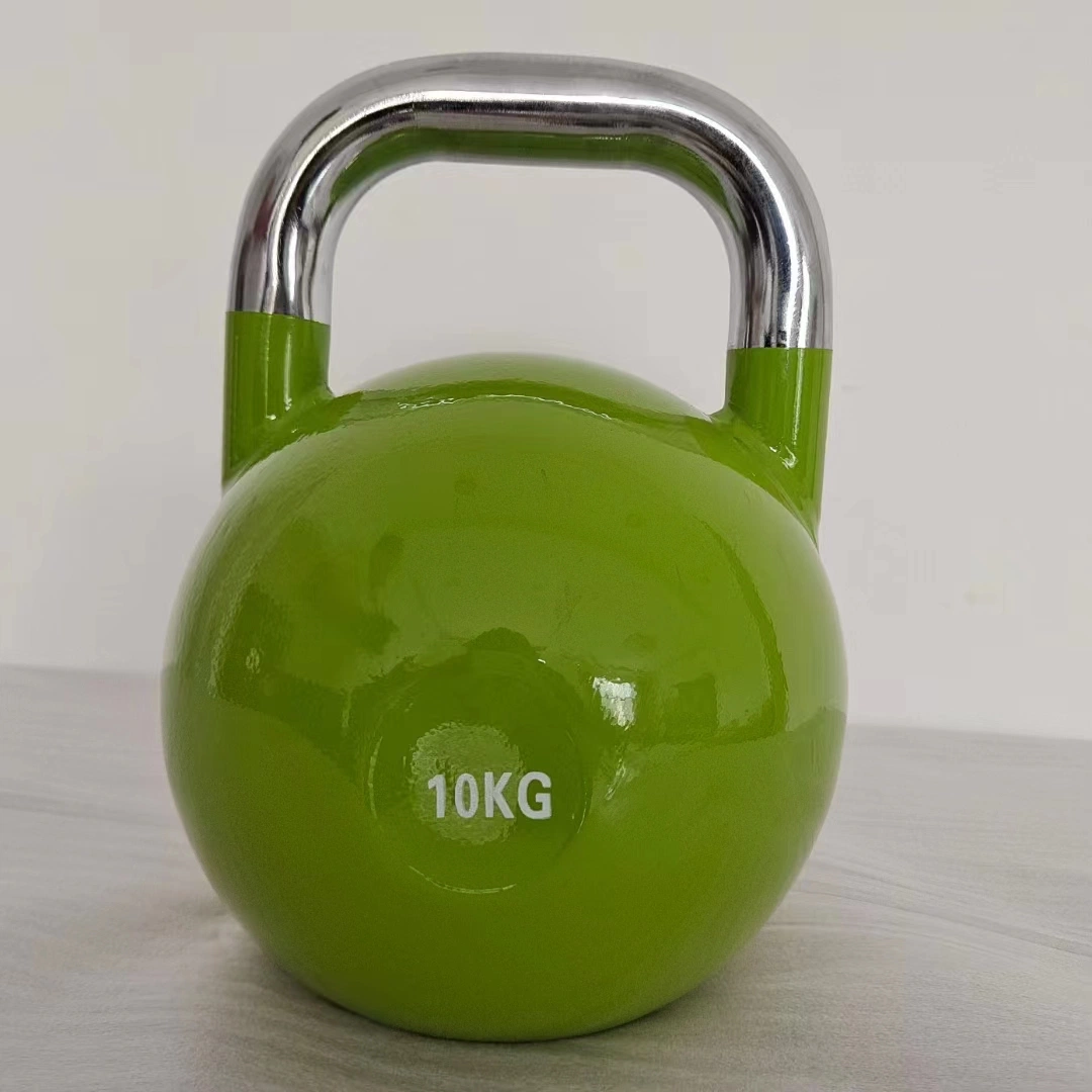 Accesorios de gimnasio para ejercicios musculares competitivos Kettlebell pesas libres