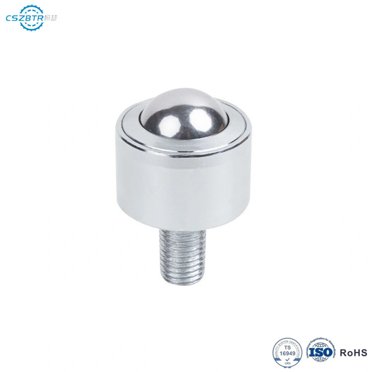 Ksm-12FL Wheel Ball Roller M10 Thread Stud Bolt Rod Ball Transfer Unit