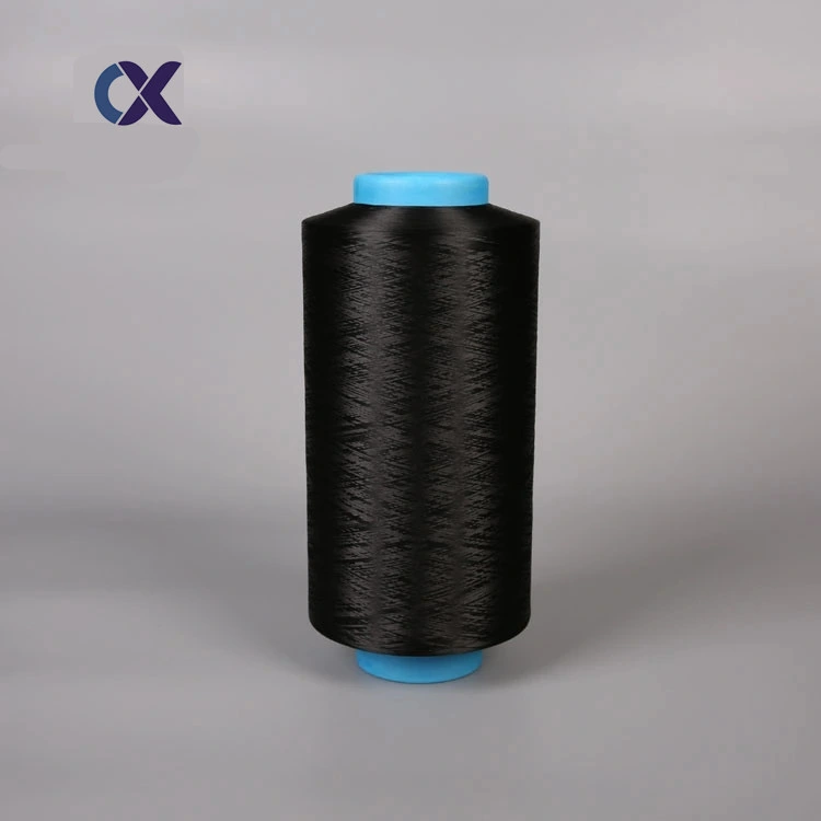 High quality/High cost performance Black AA Grade DTY 450d/144f Him Polyester Yarn