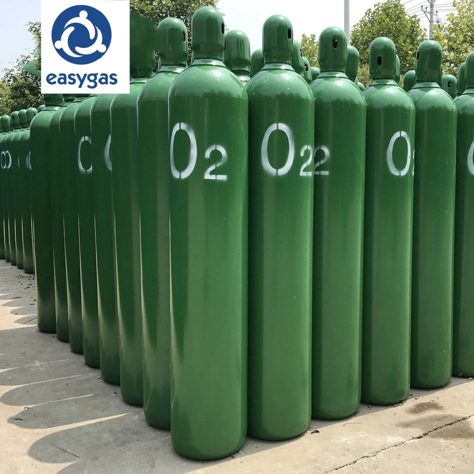 40 Liter Medical Oxygen Gas Cylinder/Bottle/Tank with Tulip Cap