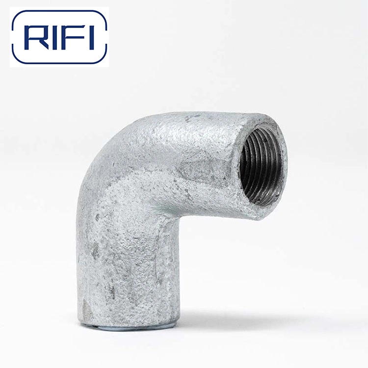 Gi Conduit Pipe Fittings for Electrical Wiring Malleable Iron Hot DIP Galvanized Inspection Bend