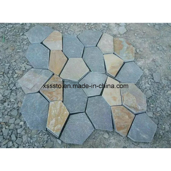 Natural Paving Stone Slate Tiles Cheap Flagstone for Flooring