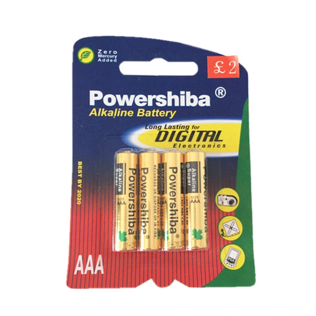 Long Shelf Time Primary Dry Cell AA AAA Alkaline Battery