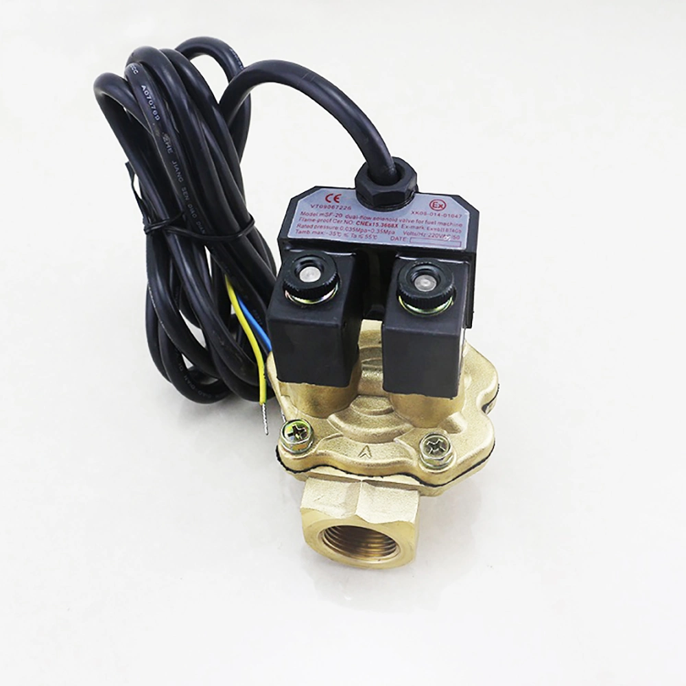 Msf DC 12V 24V 110V 220V 1/4" 1/8" 2 Way Normally Closed Direct-Acting for Water Air Gas Hot