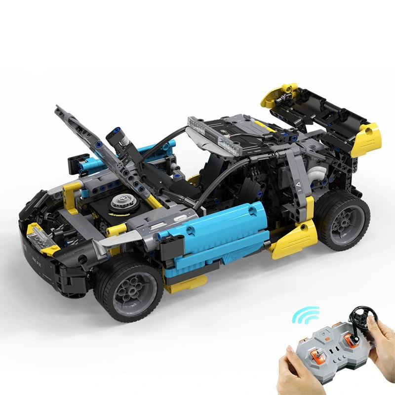 Kid Children Building Block Brick Puzzle Remote Control Electric R/C Car Model