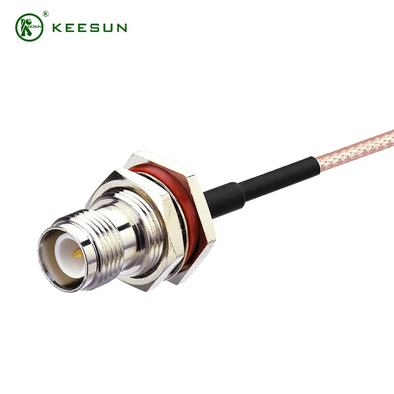 TNC Female Jack Bulkhead to MMCX Male Plug RF Coaxial Pigtail Cable