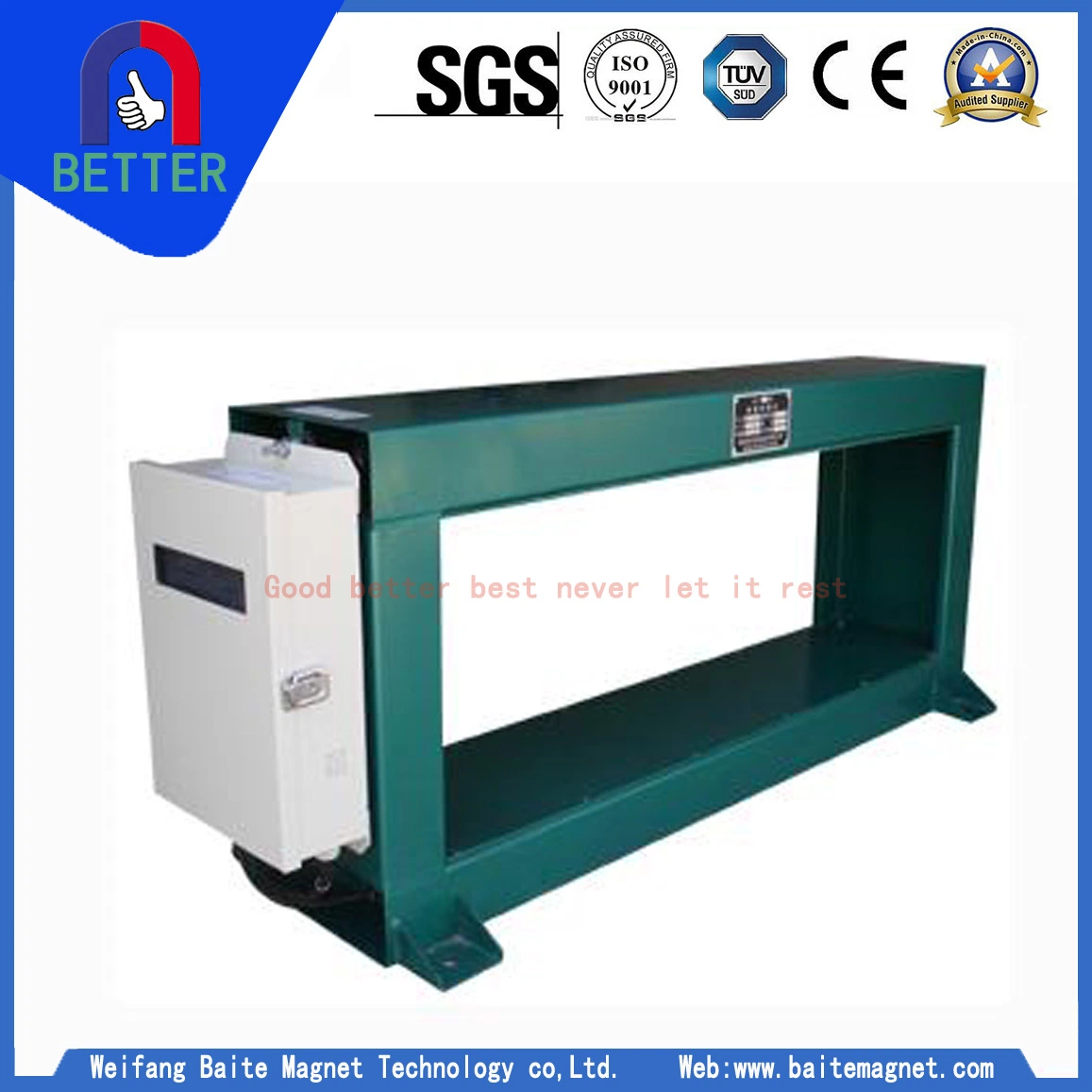 Good Price Industrial Detector Machine Over Conveyor Belt Metal Detector for Coal/Food/Mining/Belt Conveyor/Power/Cement/Building Materials Industries