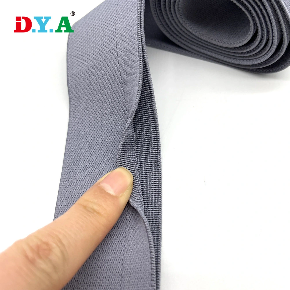 Stock 4cm Y Type Open Folded Elastic Band for Pants/Skirts Waistband