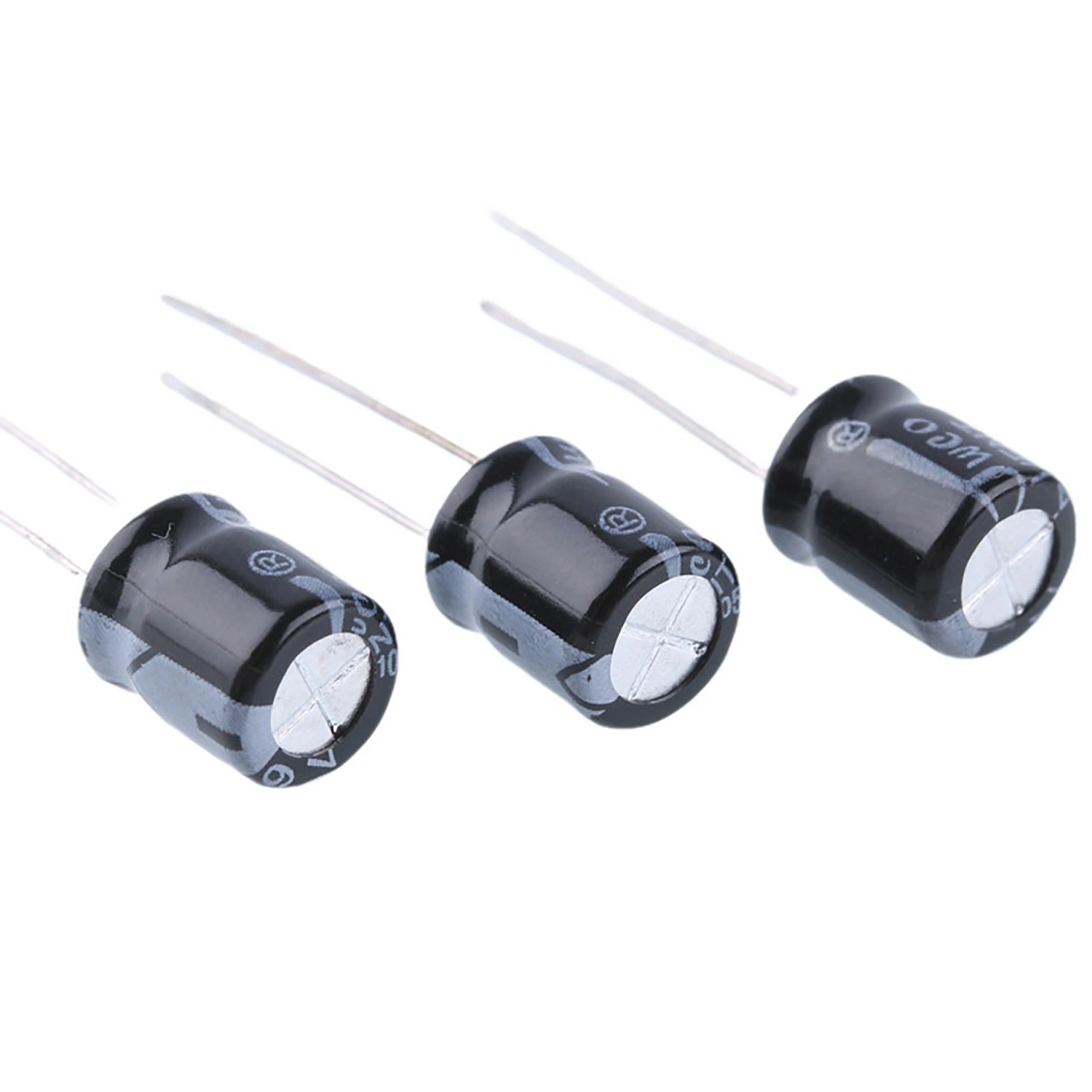 China Stock 10UF 63V SMD Chip Aluminum Electrolytic Capacitor