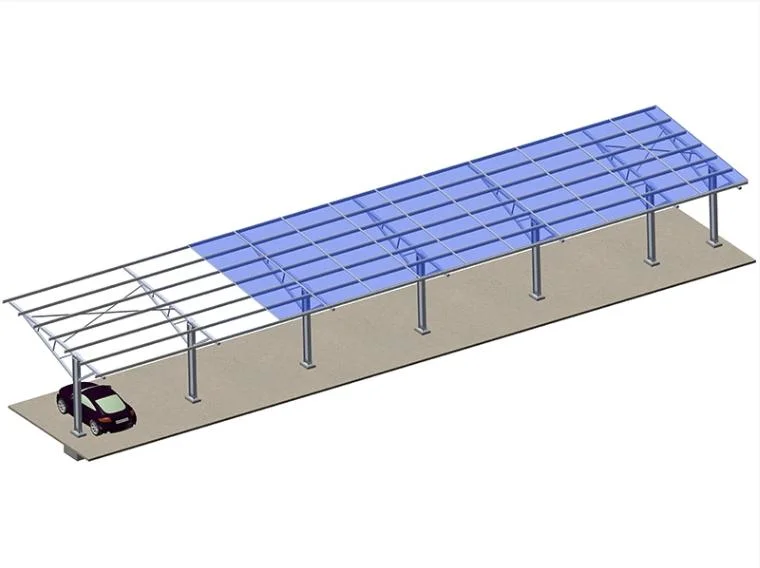 High Efficient Solar Mounting System Bracket Structure Parking Lots Carport for Solar Car Carport