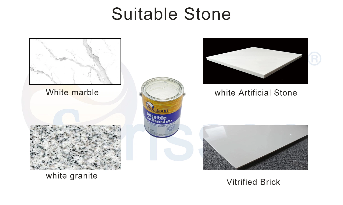 Qualificado em forma de diversos materiais de construção de pedra artificial natural