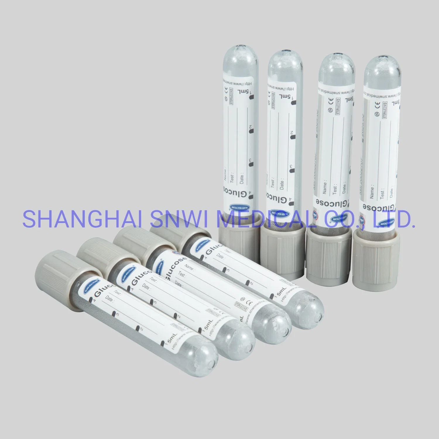 Medical Disposable Quality Pet/PP/Glass Vacuum Blood Collection Tube for Hospital Use