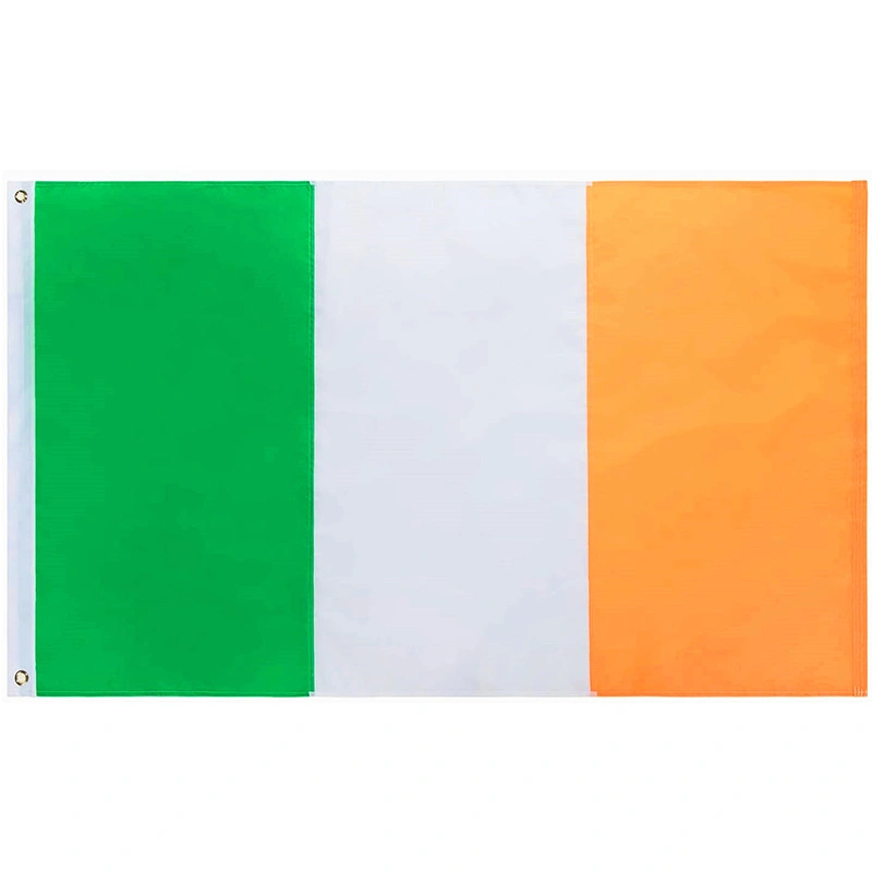 3*5ft 100% poliéster Doble costura Colgante exterior Irlanda del Norte Nacional Bandera Irlanda del Norte Bandera