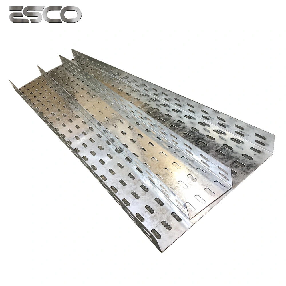 Perforated Ladder Type Steel Wire Mesh Hot DIP /Pre-Galvanized Trunking Cable Tray