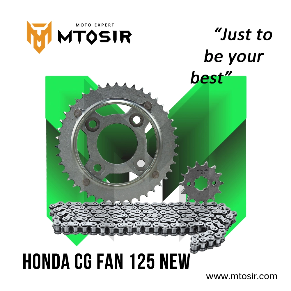 Honda Cg Ventilador 125 Nuevo kit de rueda motriz de motocicleta y. Transmisión de cadena