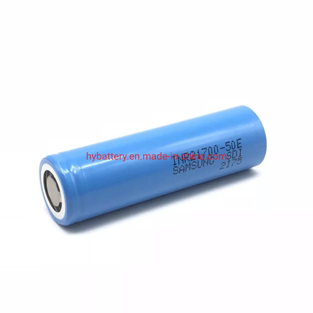 La Corée du Sud marque 21700 50e 5000mAh 10une batterie rechargeable 3,7 V