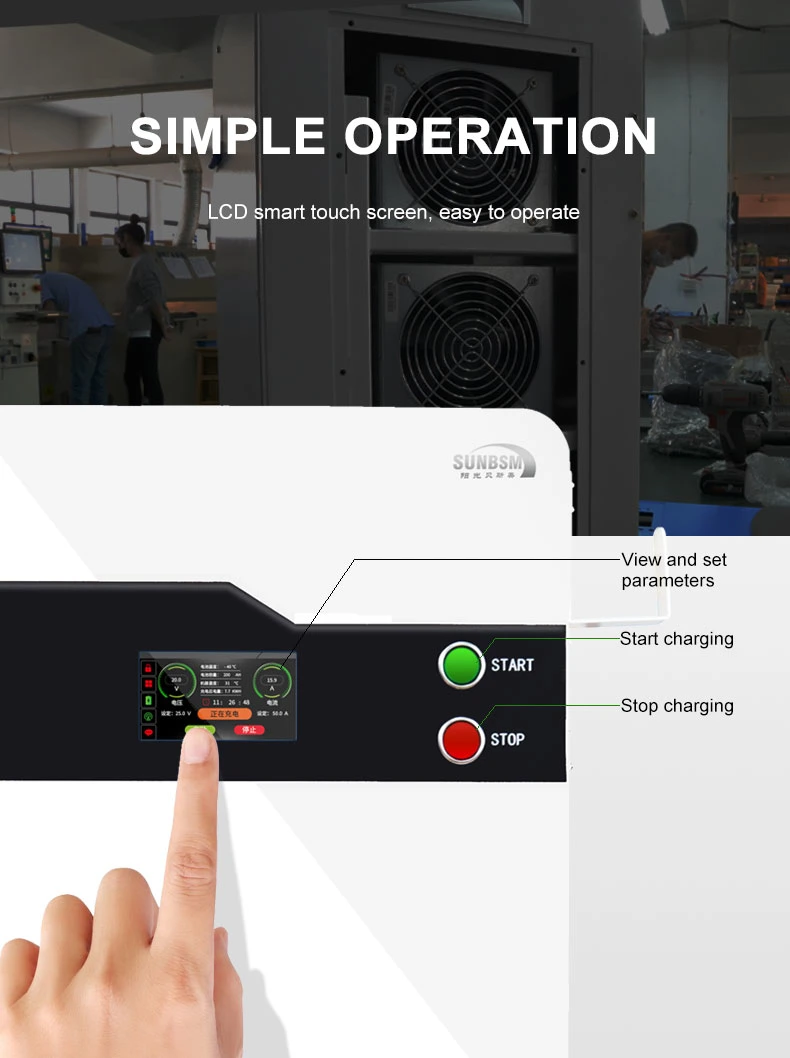 15 kw Hochfrequenz 24V 48V 80V 120V Industrie-Batterie Ladegerät