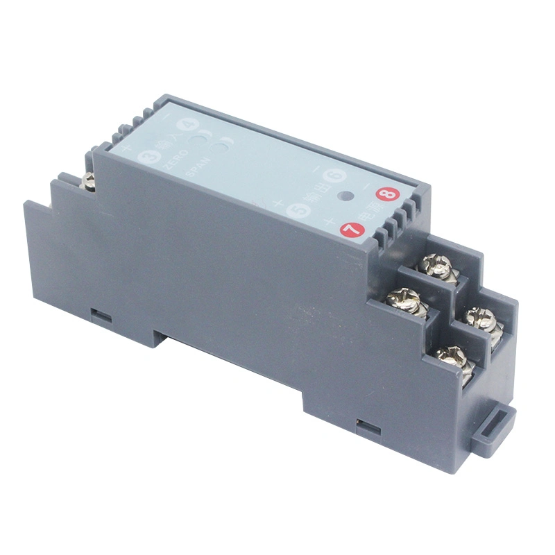 AC Voltage Transmitter DIN Rail Mounting 0-1000V Input AC Current Voltage Transducer 4 20mA 0-10V Voltage Transducer 24V Power