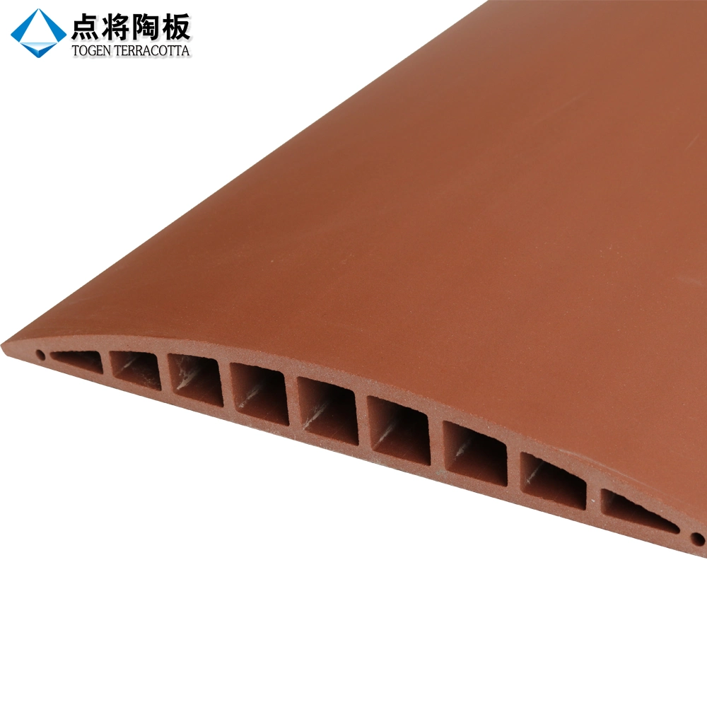 Togen Red Square Terracotta External Facade Louver