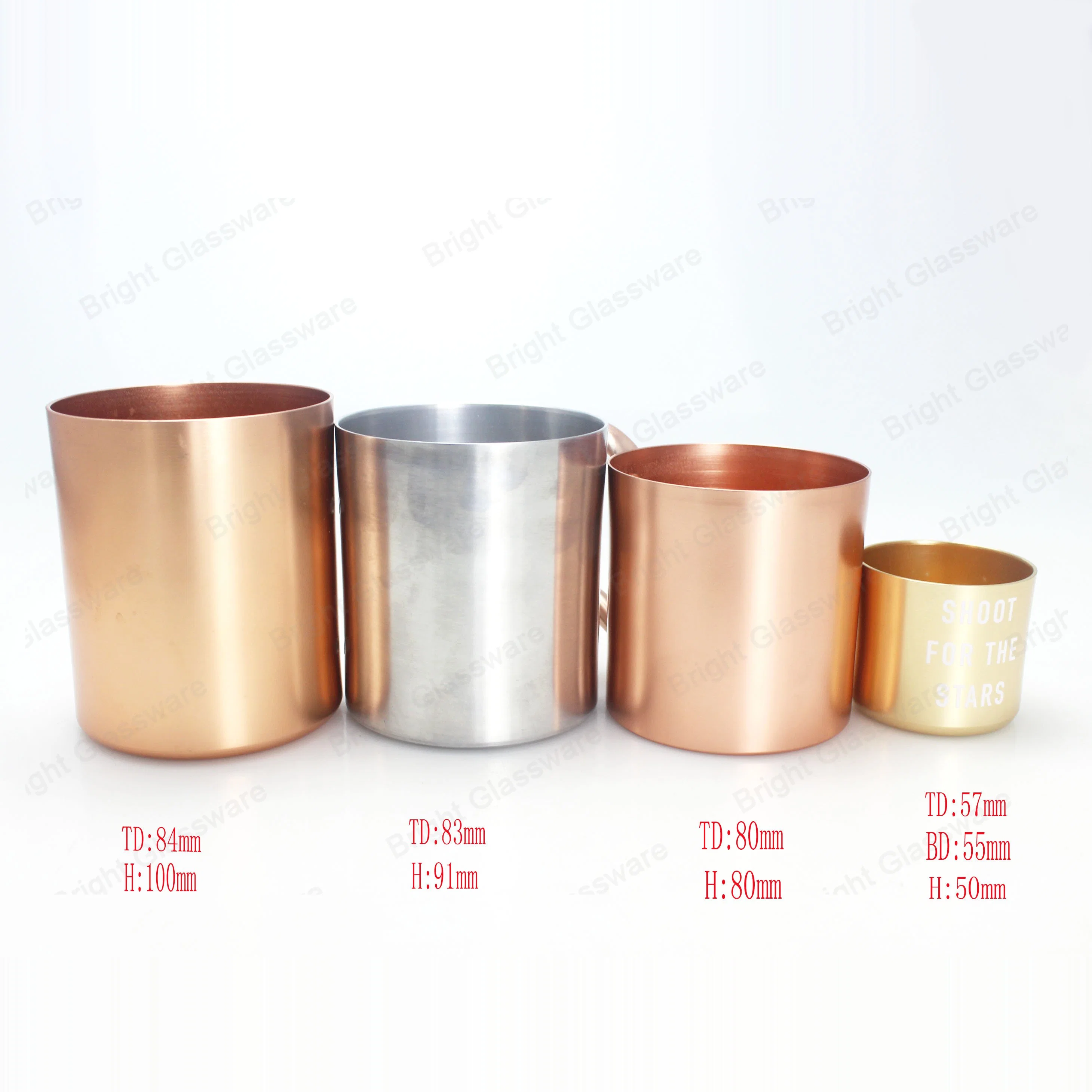 Wholesale/Supplier Custom Candle Jar Aluminum Candlestick Holder