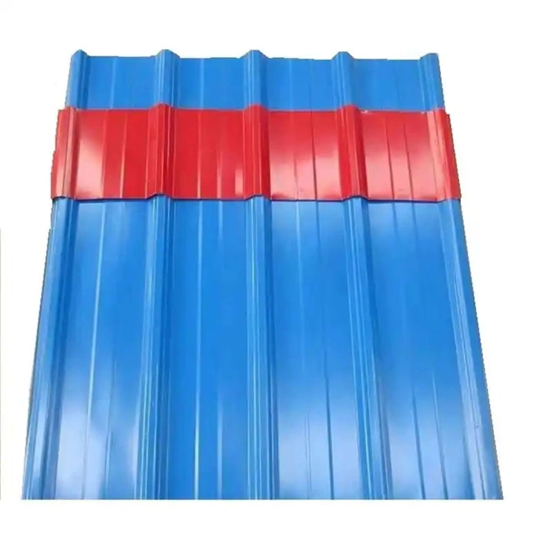 Different Types of Aluminium Roofing Sheets 0.7 mm Thick Zinc Coated Prepainted Galvanized Corrugated Sheets