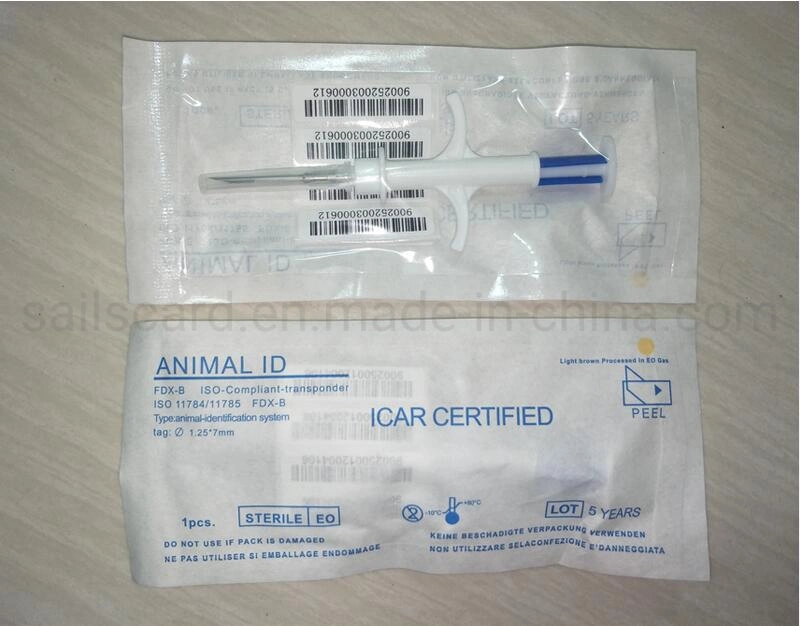 2.12*12mm Icar Animal RFID Transponder Pet Microchip Tag