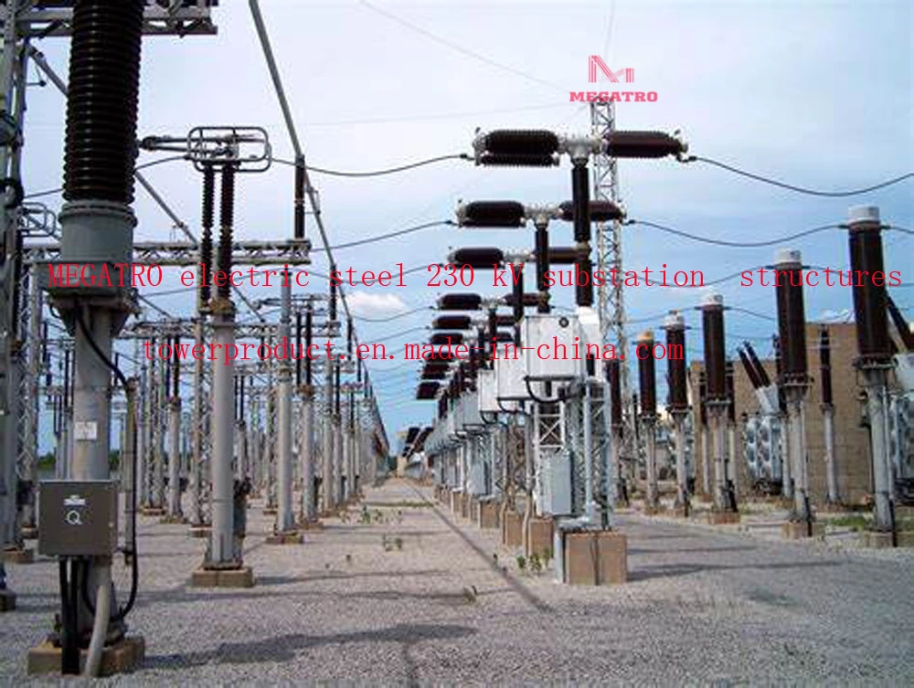 Acier électrique Megatro 230 Kv Structures postes électriques