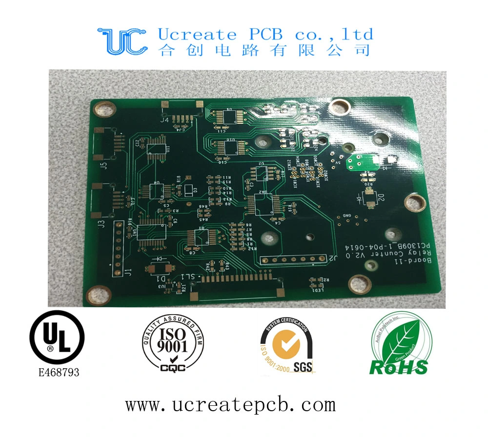 Placa de circuito de PCB de impedancia controlada con alta calidad