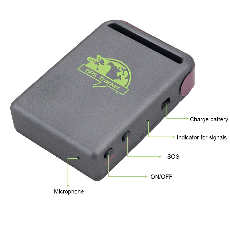 Tiempo Real GSM GPRS GPS Tracker Tk102b coche Localizador de rastreo de vehículos de Control de mandos a distancia del dispositivo de alarma de exceso de velocidad de envío gratis