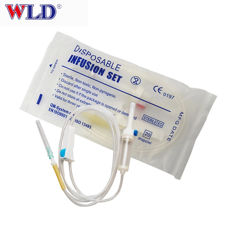 Disposable Medical with/Without Needle Luer Slip/Lock Burette Infusion Set