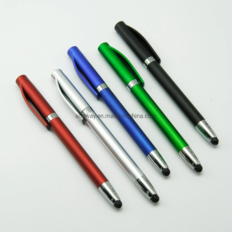 Pen Factory Wholesale/Supplier Office Custom Screen Stylus Plastic Logo Ball Pen