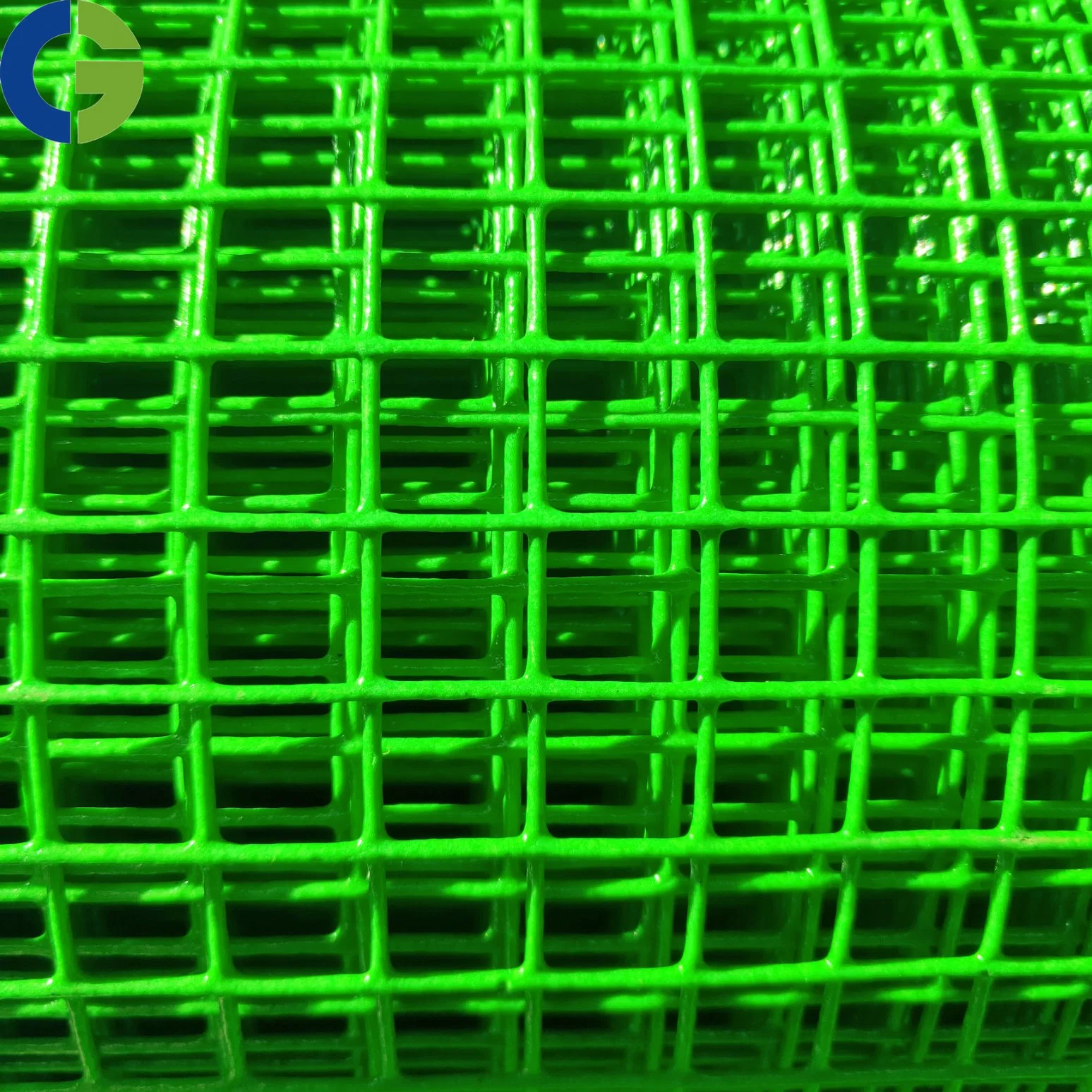 Green Vinyl Coated Welded Wire Mesh Iron Grid Tree Guard Plant Support