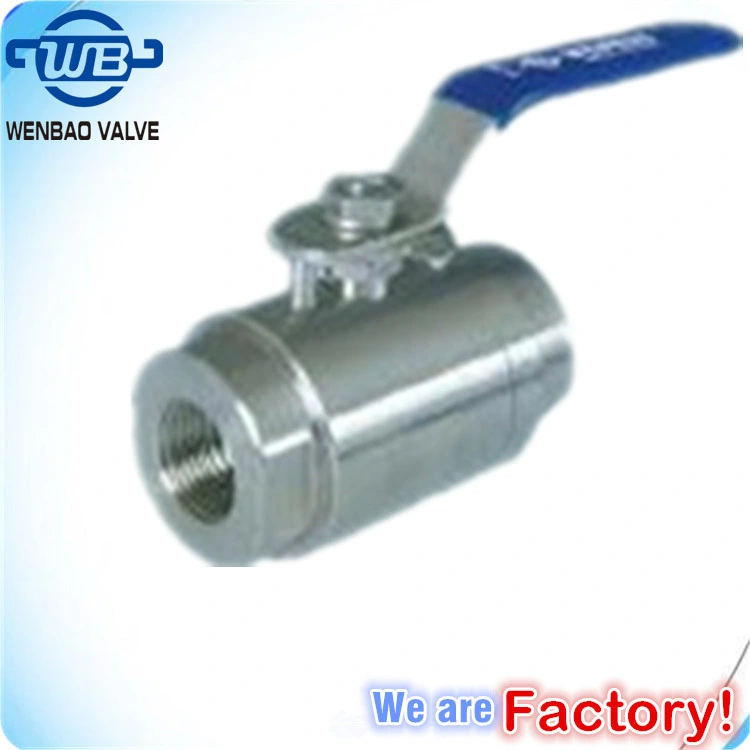 2PC High Pressure Forging Floating Ball Valve with Manual Handle