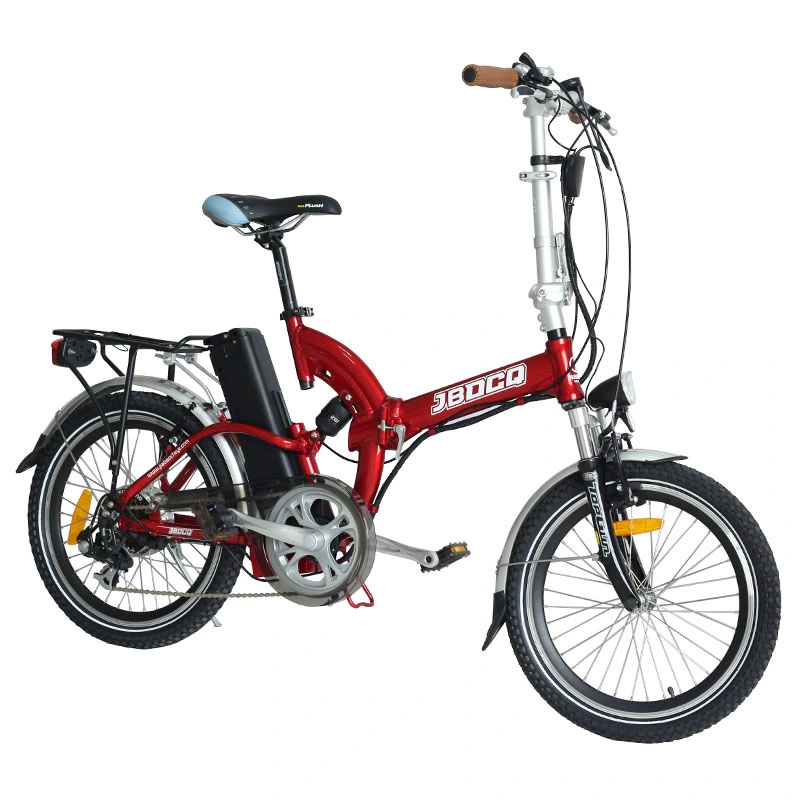 CE En15194 Jobo JB-Tdn05z suspensão total com suspensão, bicicleta elétrica dobrável de 20"