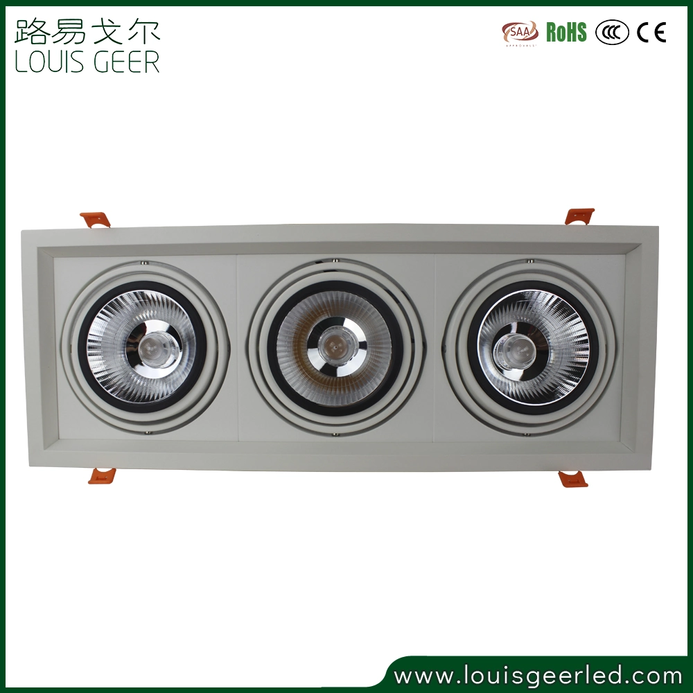 High quality/High cost performance  AC85-265V 36W COB LED Recessed Grille Light with Ce RoHS Approved