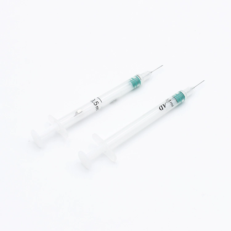 Good Price Prevent Infection 1ml 3ml 5ml 10ml Auto Retractable Safety Syringe for Auto Destruct Syringe