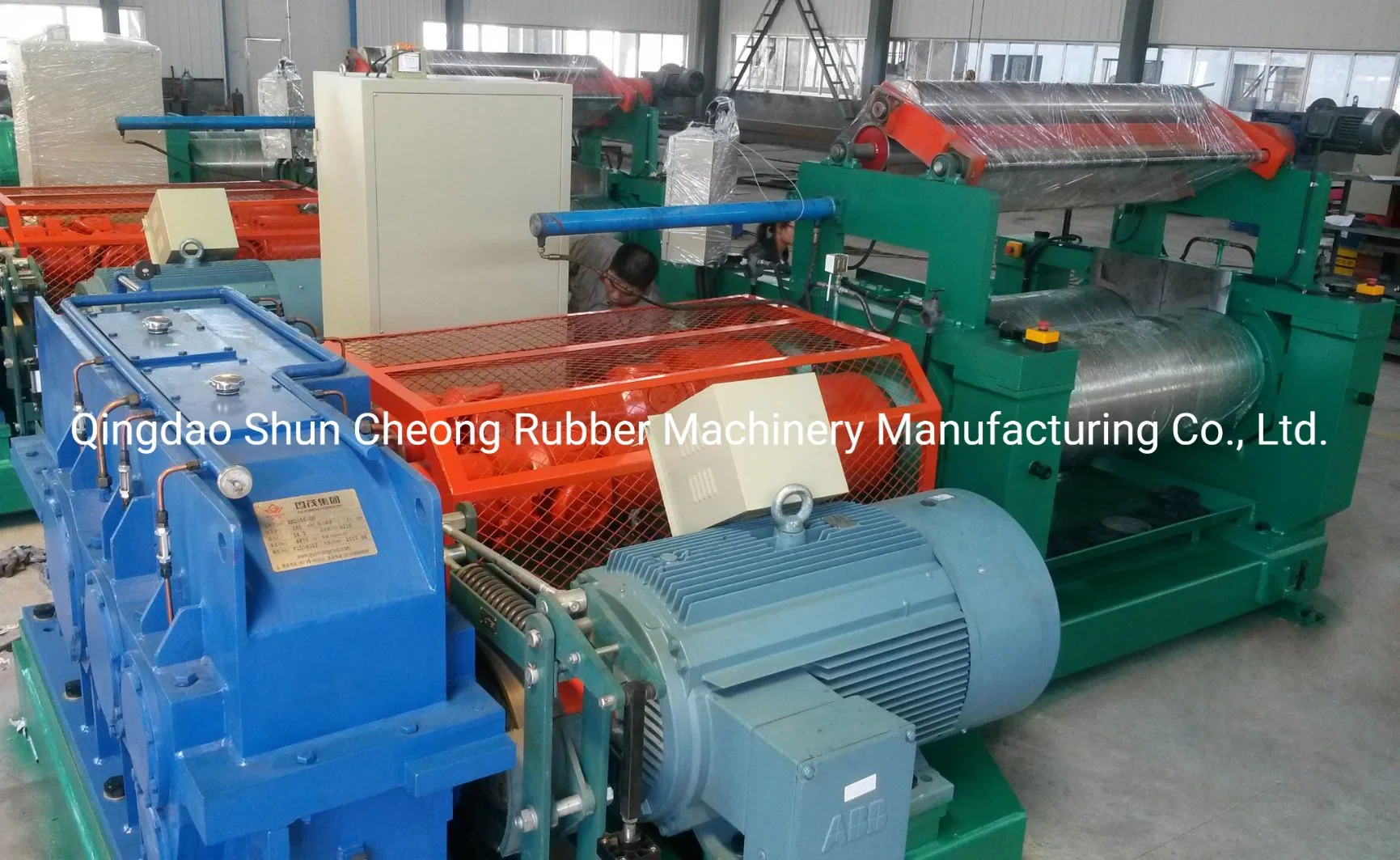 Mixing Mill, Two Roll Rubber, Plastic Open Mixing Mill