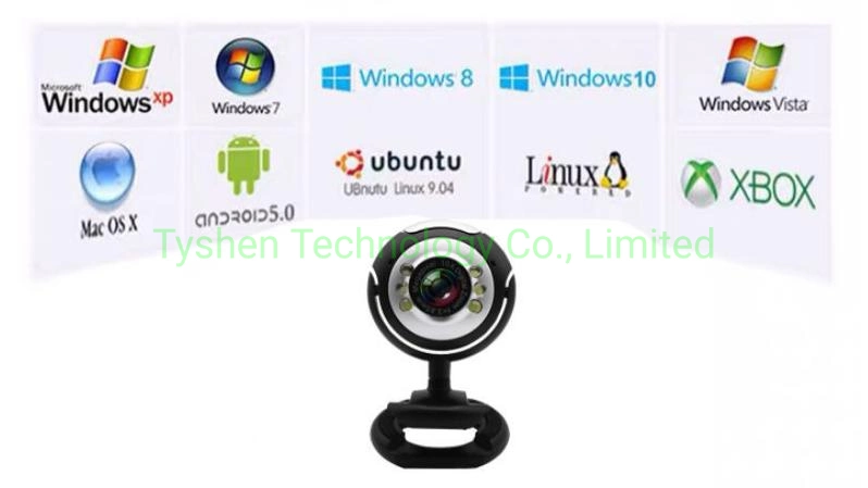 Videokamera, USB-Webcam, 480p HD-Bild, Manueller Fokus