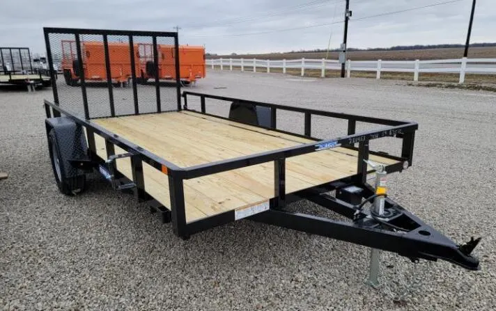 7X12 Single Axle Economic Steel Utility/ATV/Car Trailer