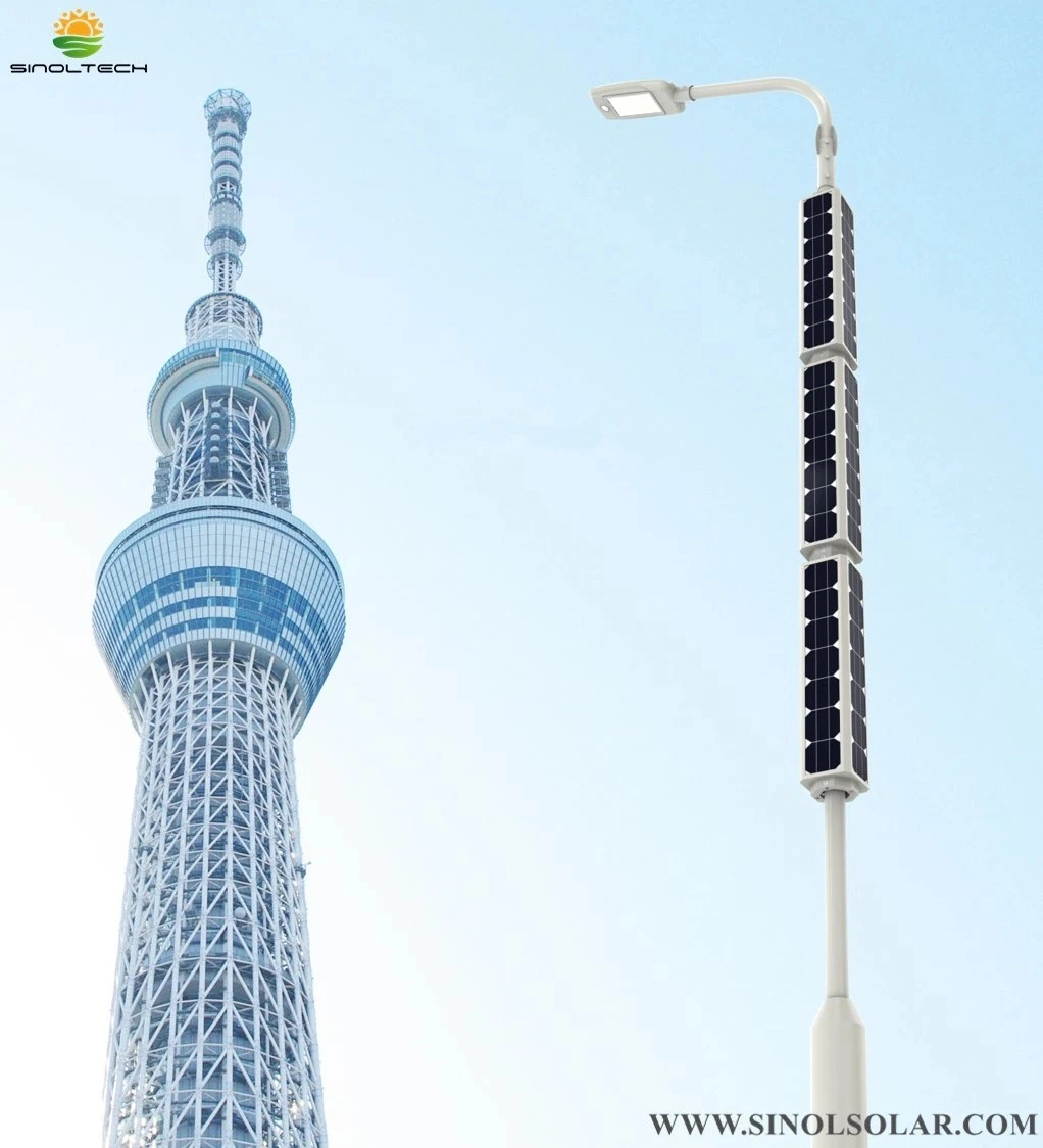 Highway LED Solar PV Support Vertical LED Street Light Fixture