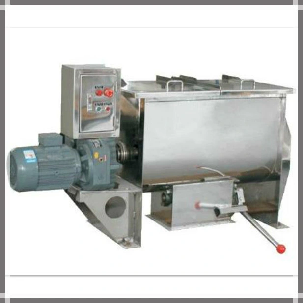 Industrial Horizontal Double Ribbon Blender Mixer Machine for Mixing Dry Powder