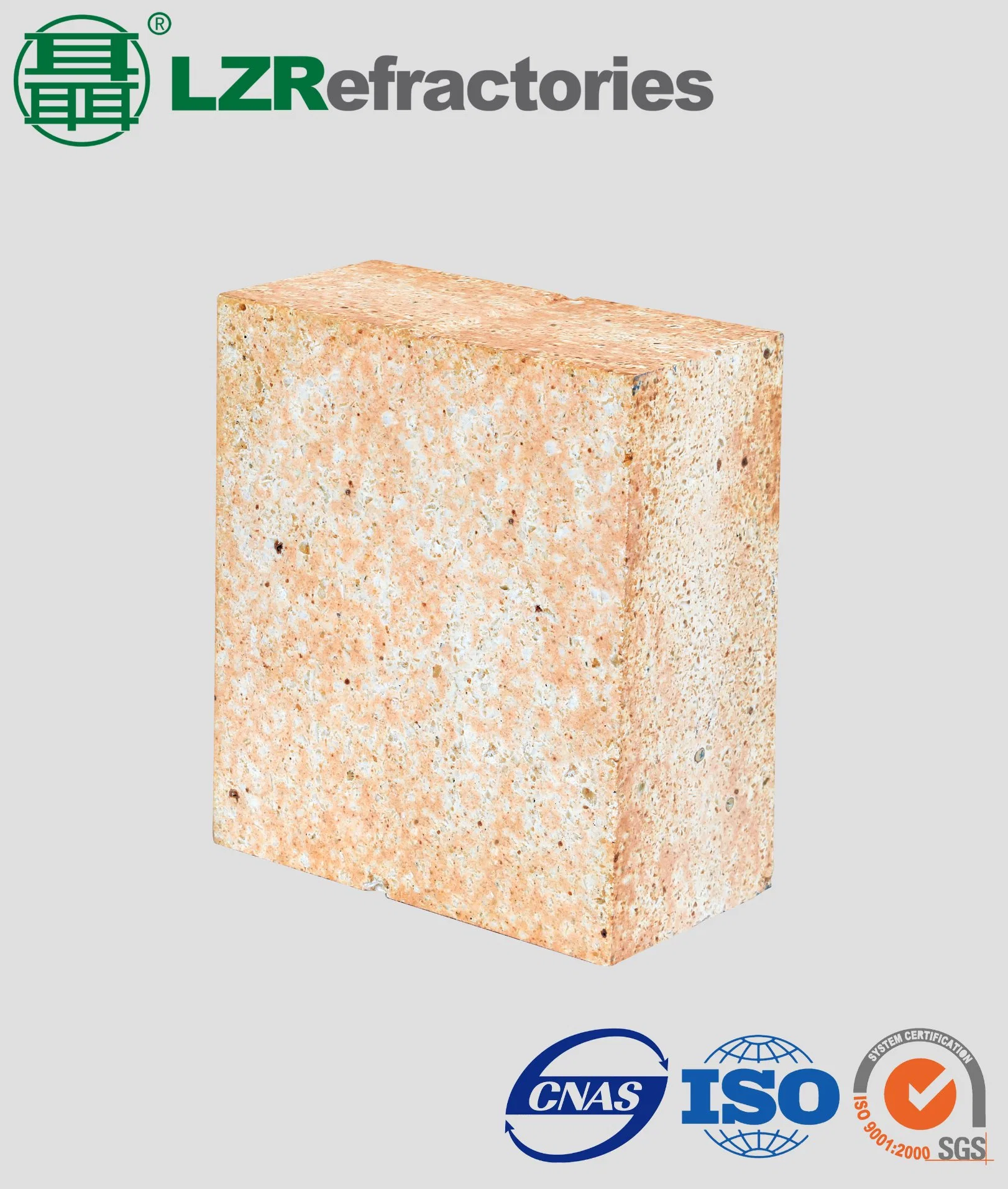 Anti-Spalling Low Thermal Conductivity Alumina fire clay bricks DDR50