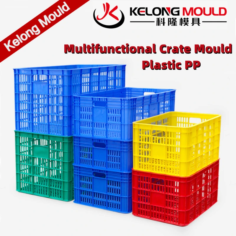 Factory Plastic Turnover Box Injection Mold Crate Pallet Mould