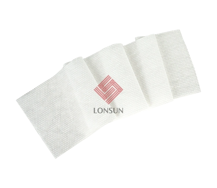 100% Biodegradable Pure Organic Cotton Hot Air Through Nonwoven Nw Fabric Raw Material of Baby Diaper Pet Pad