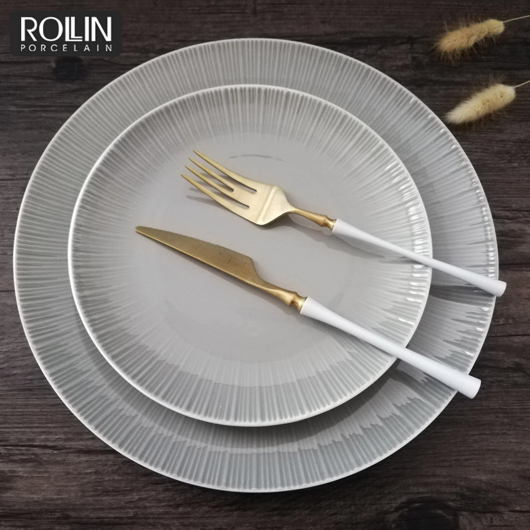 Hot Selling Fine Bone China Tableware Design for Modern Restaurant and Hotel