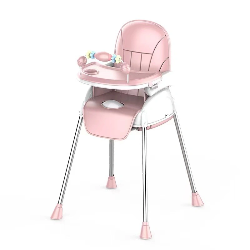 Chaise haute pour bébé en ABS coloré pour enfants, amusante et sûre, avec table à manger pour bébé et siège auto pour nourrisson.