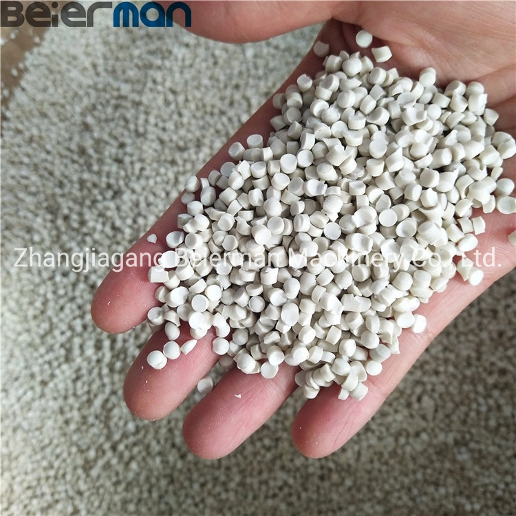 Sortie Beierman 400-450kg PVC de granules de décisions de la machinerie80/156 Sjsz extrusion de la vis de la granulation de ligne double