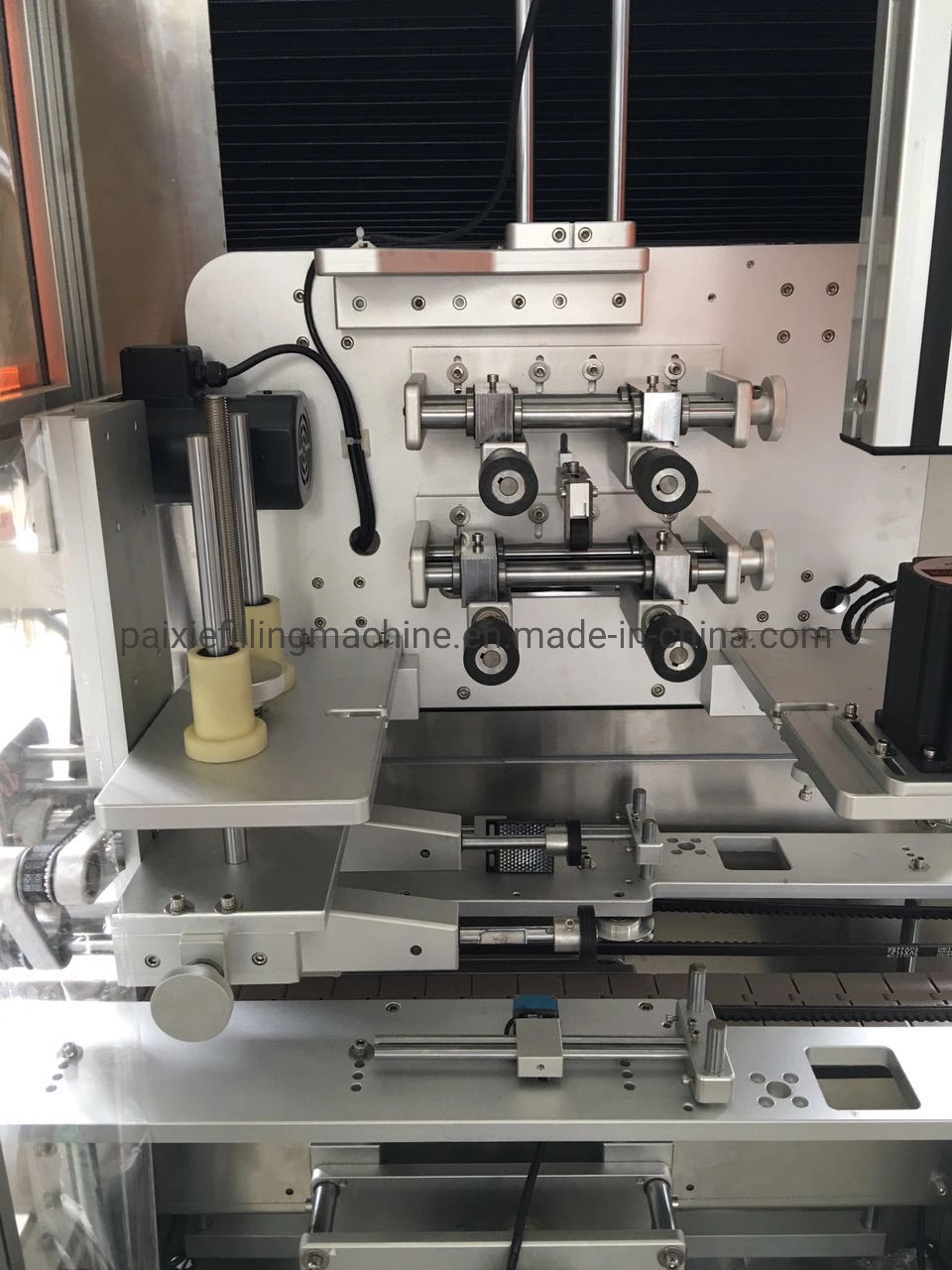 Automatic Px-Bwm300 Application Electric Steam Shrinking Juice Essential Oil Product Galss Plastic Bottle Labeling Sleeving Shrinking Wrapping Machine