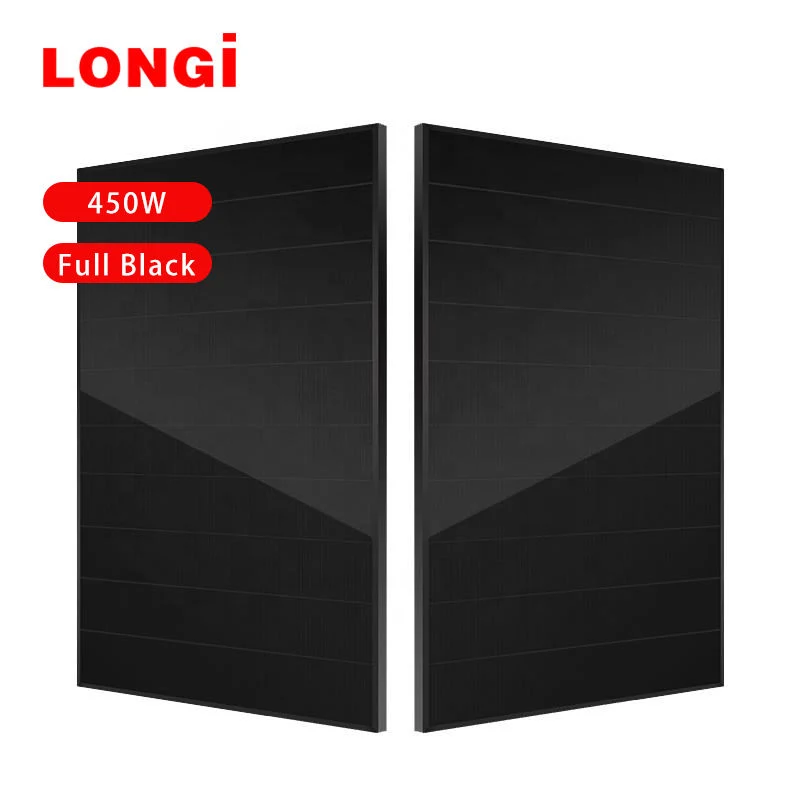 108 Half Cell 435 445 450W Longi Wholesale/Supplier Poly PV Fold Flexible Black Monocrystalline Polycrystalline Photovoltaic Module Mono Solar Energy Power Panel