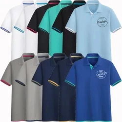 Wholesale Custom Print High Quality Cotton Sport Casual Fit Fashion Polo Shirt